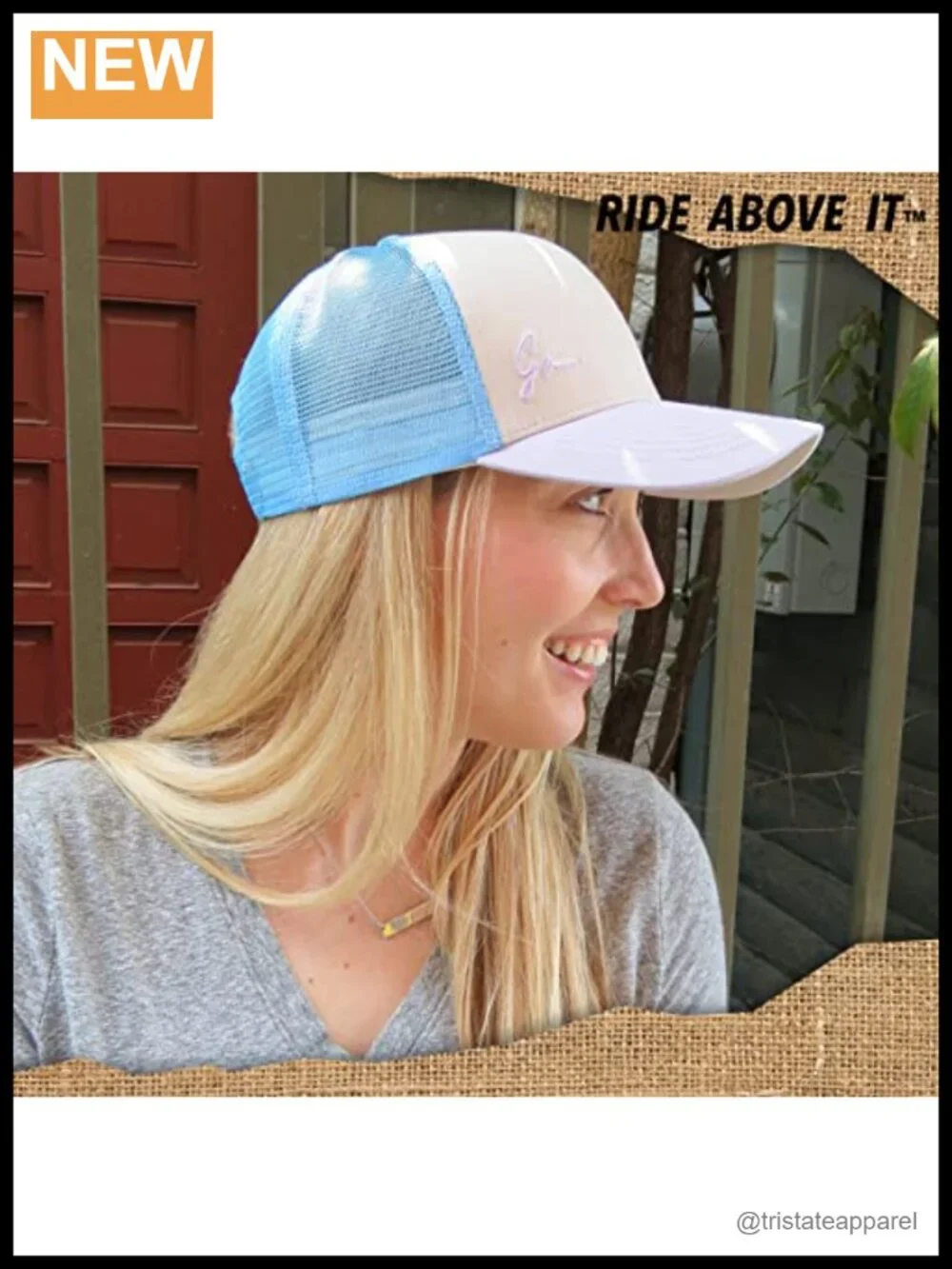 Women's Trucker Snapback Baseball Cap - Curved Bill Sun Protection Adjustable